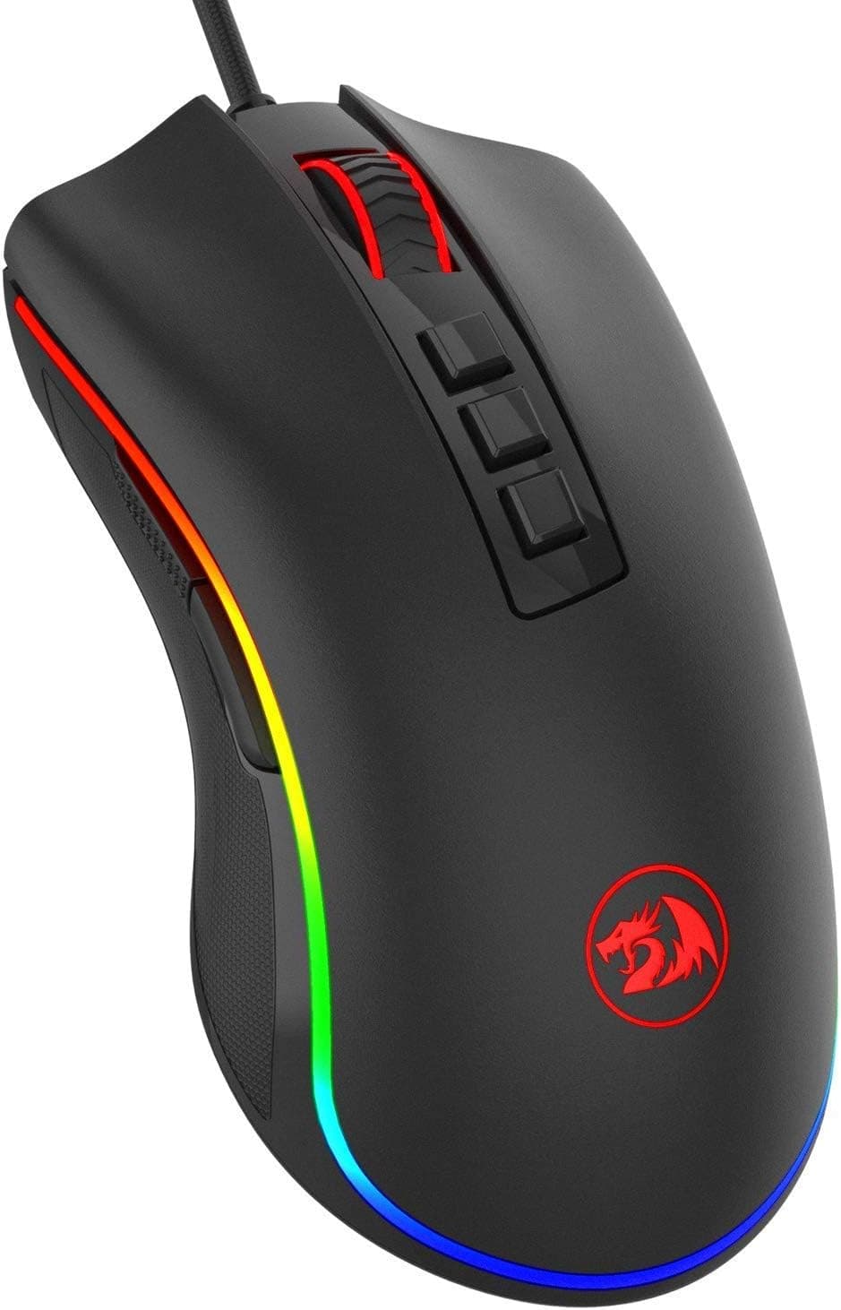 Mouse Gamer Redragon Cobra V3, Preto, RGB, PMW3327, 10000 DPI