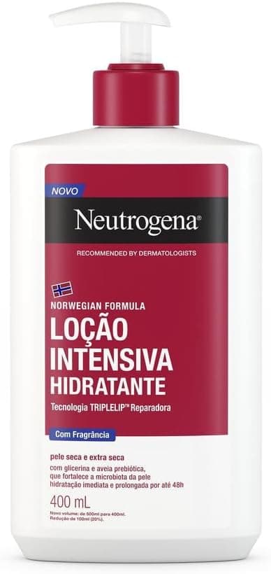 Hidratante Corporal Neutrogena Norwegian Intensivo, Com Fragrância, 400ml