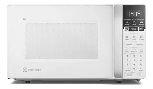 Micro-ondas Electrolux Efficient 20L Branco Função Descongelar e Receitas Pré-Programadas (ME20B)