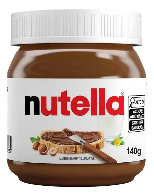 Nutella Creme De Avelã Com Cacau 140g Original Ferrero