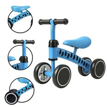 Bicicletinha Sem Pedal De Equilíbrio Andador Infantil Bebê - Brinq Kids - Quadriciclo Infantil - Magazine Paidocrisbr