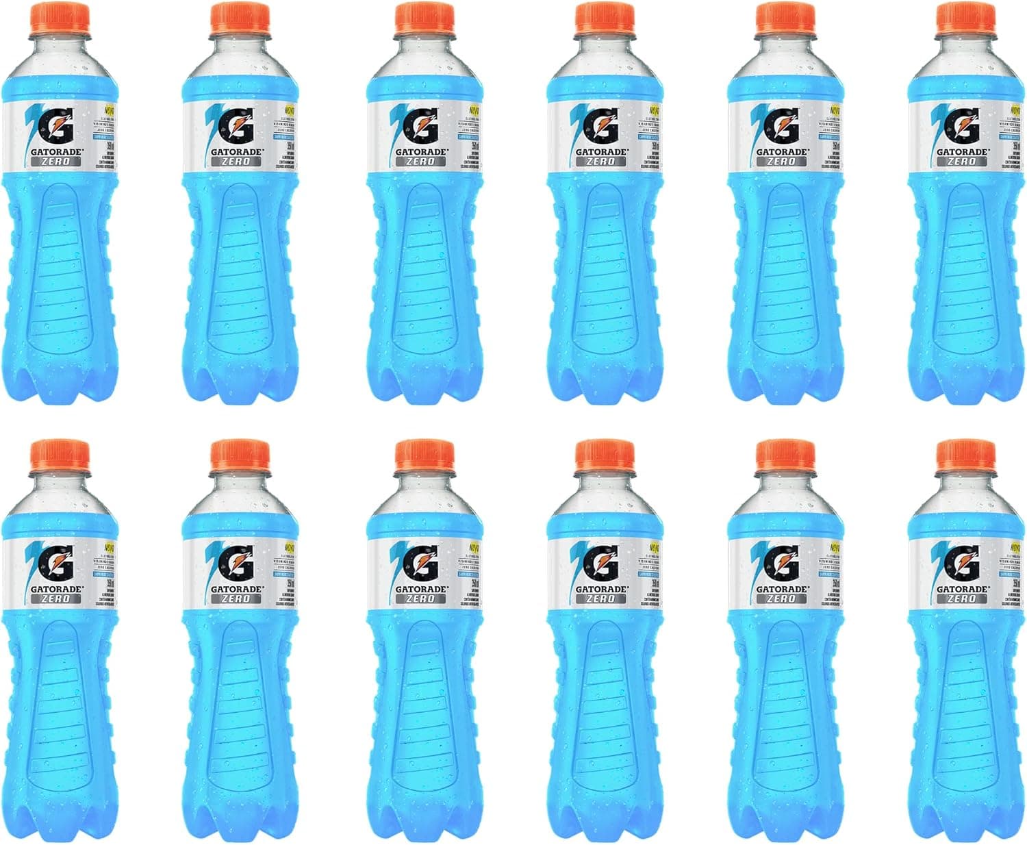 Isotônico Zero Gatorade, Frutas Silvestres, Garrafa 350ml, Pack com 12 unidades