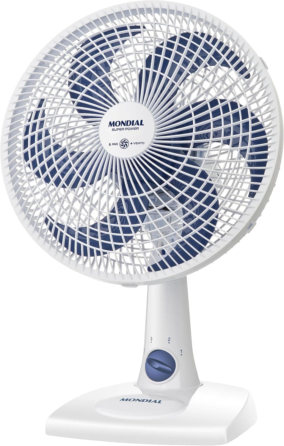 MONDIAL Ventilador de Mesa 220V, 30cm, 6 pás, Super Power - VSP-30-W