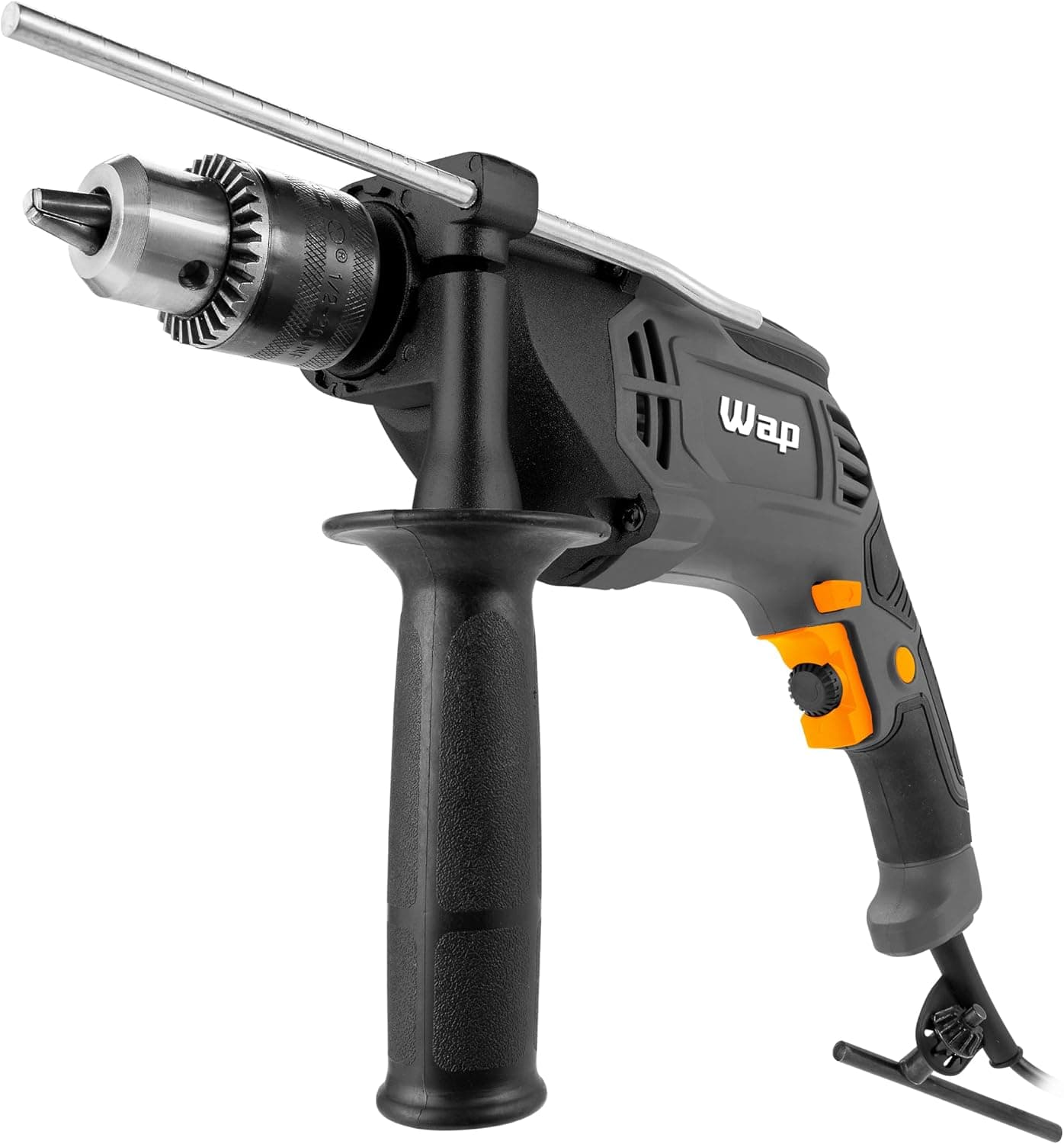 WAP Furadeira Parafusadeira de Impacto WF 1000FE 1/2" com Seletor de Velocidade e Limitador de Profundidade 22Nm 1000W 220V
