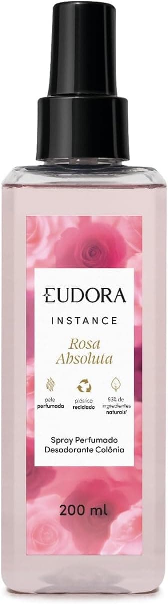 Eudora Instance Rosa Absoluta Spray Perfumado Desodorante Colônia 200ml