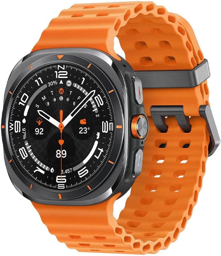 Samsung Galaxy Watch Ultra 2025 Smartwatch 47mm LTE, Galaxy AI, Titânio Aeroespacial, Titânio Cinza